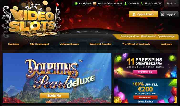 VideoSlots har över 3 500 casinospel, stödjande datorer och eller mobila
