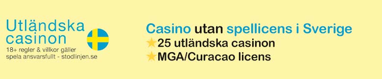 Spel utan spellicens i Sverige på Casinoutansvensklicens.casino