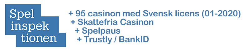 Casinon med Spelinspektionen