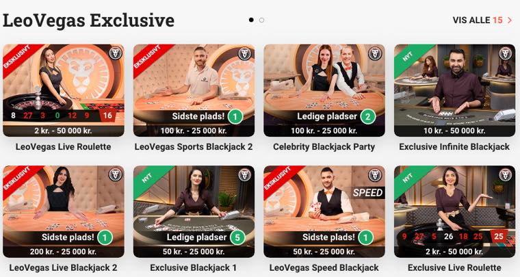 Leovegas - Live Casino