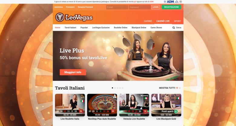 Leovegas live